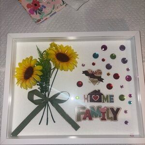 Sunflower Home Family Art Poster